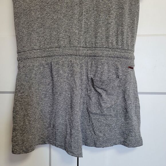 n:philanthropy Finn button romper in heather gray - Picture 9 of 9